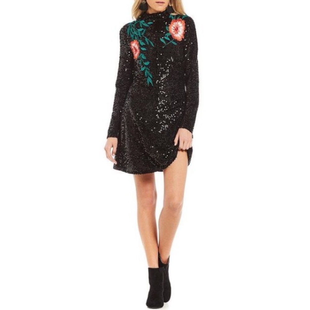Gianni Bini Tallulah sequin embroidered dress - Picture 2 of 7